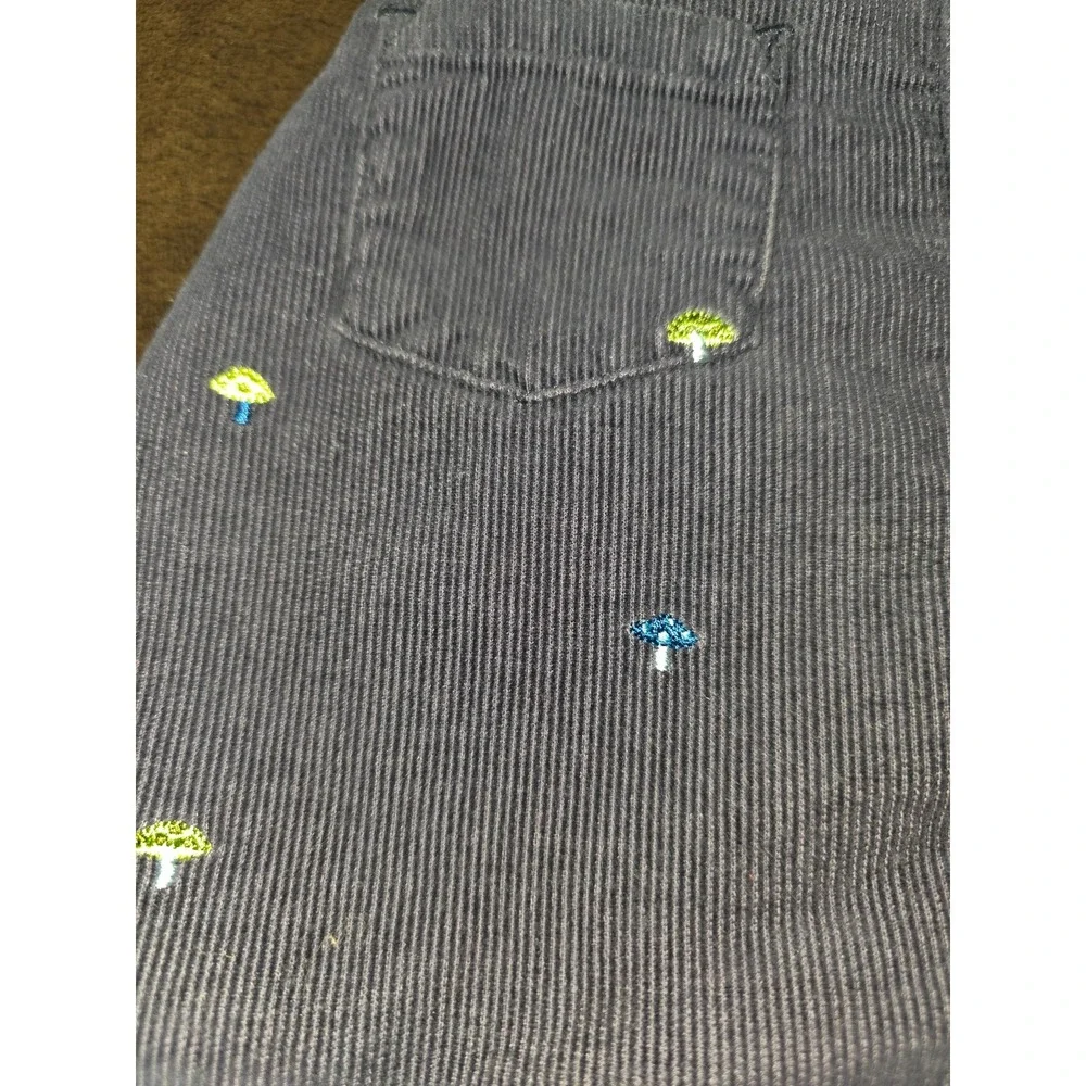 Vintage Gymboree hide N seek corduroy skort with mushrooms size 4